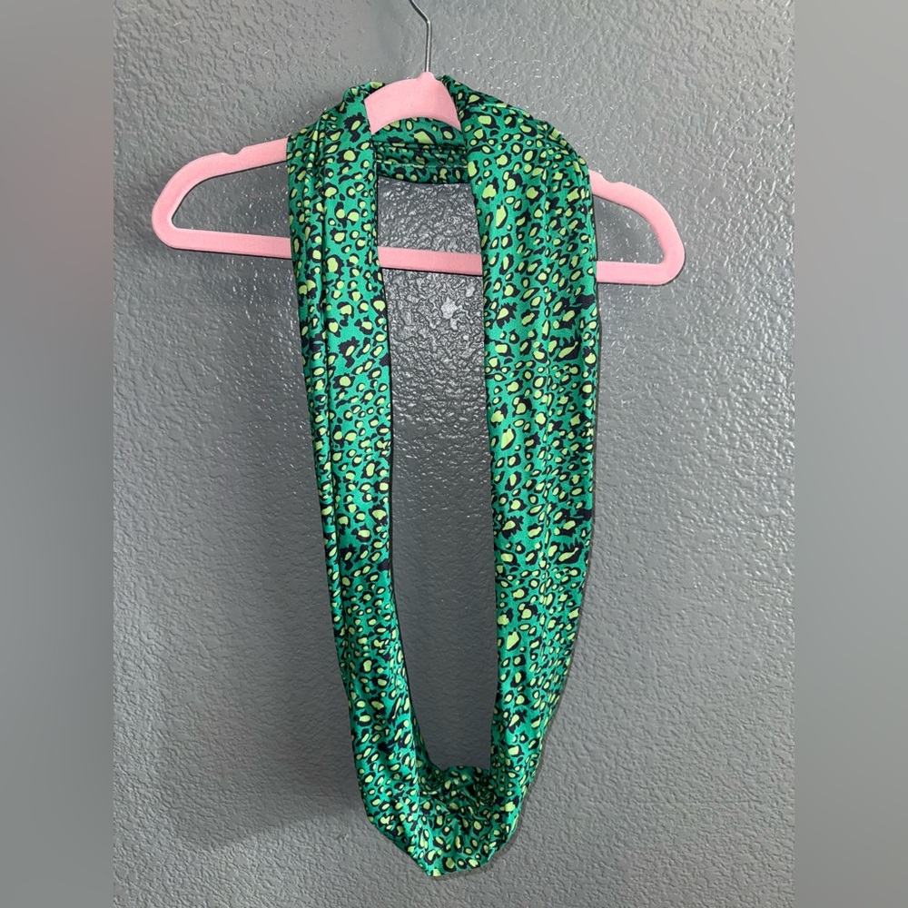 Green Black St. Patrick’s Day Themed Loop Scarf
